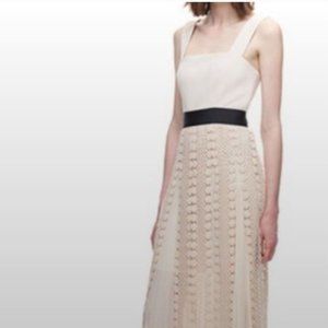 NWT Self-Portrait Lace Pleated Dress